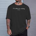 I’d Rather Be Reading Simple Book Lover T-Shirt Gifts for Him I’d Rather Be Reading Simple Book Lover T-Shirt Gifts for Him