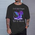 I'm a Book Dragon Not a Worm Dragons Reading T-Shirt Gifts for Him