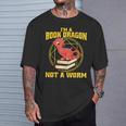I'm A Book Dragon Not A WormShirt Bookworm Reading T-Shirt Gifts for Him I'm A Book Dragon Not A WormShirt Bookworm Reading T-Shirt Gifts for Him
