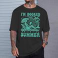 I'm Booked For The Summer Vacation Beach Book Lover T-Shirt Gifts for Him