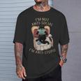 I'm Not Anti-Social I'm Anti-Stupid Cat Read Book Men Women T-Shirt Gifts for Him I'm Not Anti-Social I'm Anti-Stupid Cat Read Book Men Women T-Shirt Gifts for Him