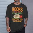Introverts Book Club Members Readers Books Bibliophiles T-Shirt Gifts for Him