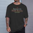 The Introverts Book Society All Our Friends Are In Books T-Shirt Gifts for Him