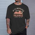 If It Involves Books And Pajamas Count Me In Book Reading T-Shirt Gifts for Him