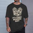 It’s Comic Reading Day Manga Cartoon Book Graphic Novel T-Shirt Gifts for Him