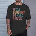 It's A Good Day To Read A Book Retro Vintage T-Shirt Gifts for Him