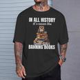 Its Never The Good Guys Banning Books Banned Lover Owl T-Shirt Gifts for Him