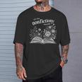 It's Too Nonfictiony Outside Wildflower Book Lover Bookish T-Shirt Gifts for Him It's Too Nonfictiony Outside Wildflower Book Lover Bookish T-Shirt Gifts for Him