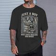Just A Boy Who Loves Dragons And Books Fantasy Gothic T-Shirt Gifts for Him Just A Boy Who Loves Dragons And Books Fantasy Gothic T-Shirt Gifts for Him