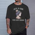 Just A Girl Who Loves Books Reading One More Chapter T-Shirt Gifts for Him