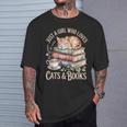 Just A Girl Who Loves Cats And Books Reading Librarian T-Shirt Gifts for Him Just A Girl Who Loves Cats And Books Reading Librarian T-Shirt Gifts for Him