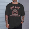 Just A Girl Who Loves To Read Book Lover Nerd Readers Books T-Shirt Gifts for Him Just A Girl Who Loves To Read Book Lover Nerd Readers Books T-Shirt Gifts for Him