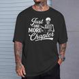Just One More Chapter Book Lover Reading Bookworm Reader T-Shirt Gifts for Him