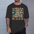 Just One More Chapter Book Reading Lover Bookworm T-Shirt T-Shirt Gifts for Him