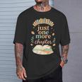 Just One More Chapter Cozy Book Lover Reading & Coffee T-Shirt Gifts for Him