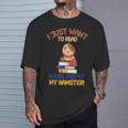 I Just Want To Read Books And Pet My Hamster T-Shirt Gifts for Him