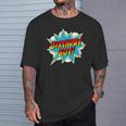 Kids Birthday Boy Superhero Boys Birthday Comic Book T-Shirt Gifts for Him Kids Birthday Boy Superhero Boys Birthday Comic Book T-Shirt Gifts for Him