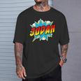 Kids Boys Judah Comic Book Superhero Name T-Shirt Gifts for Him