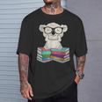Koala Bear Reading Books Koala T-Shirt Gifts for Him