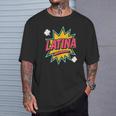 Latina Superhero Comic Book Bubble T-Shirt Gifts for Him Latina Superhero Comic Book Bubble T-Shirt Gifts for Him