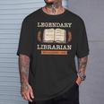 Legendary Librarian Established 1968 Library Book Birthday T-Shirt Gifts for Him