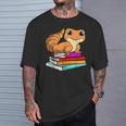 Leopard Gecko With Book Lizard Reptile Lover T-Shirt Gifts for Him Leopard Gecko With Book Lizard Reptile Lover T-Shirt Gifts for Him