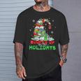 Librarian Booked Up For The Holidays Books Christmas Tree T-Shirt Gifts for Him Librarian Booked Up For The Holidays Books Christmas Tree T-Shirt Gifts for Him