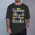 Librarian Queen Of The Books Book Reading Library T-Shirt Gifts for Him Librarian Queen Of The Books Book Reading Library T-Shirt Gifts for Him