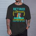 Librarian Retirement Retired Book Coworker Former 2025 T-Shirt Gifts for Him