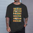 Library Book Lover Reading Reader Bookshelf Plants T-Shirt Gifts for Him