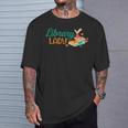Library Carin Library Reader Book Worm T-Shirt Gifts for Him Library Carin Library Reader Book Worm T-Shirt Gifts for Him