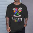 Library Squad School Librarian Bookworm Book Lover Teacher For Men Women Kids T-Shirt Gifts for Him