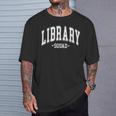 Library Squad Teacher Librarian Book Lover For Women Men T-Shirt Gifts for Him