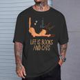 Life Is Books And Cats Book Lover Cat Mom Bookworm Cat Dad T-Shirt Gifts for Him Life Is Books And Cats Book Lover Cat Mom Bookworm Cat Dad T-Shirt Gifts for Him