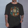 Lift So I Can Carry More Books Bookworm Retro T-Shirt Gifts for Him