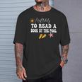 Most Likely To Read a Book By The Pool T-Shirt Gifts for Him