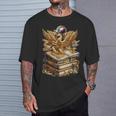 A Lively-Creative Gold Fantasy-Dragon On Story-Books T-Shirt Gifts for Him A Lively-Creative Gold Fantasy-Dragon On Story-Books T-Shirt Gifts for Him