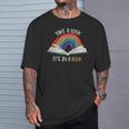 Take A Look It's In A Book Rainbow Bookworm Book Lover T-Shirt Gifts for Him