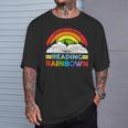 Take A Look It's In A Book Reading Retro Rainbow Vintage T-Shirt Gifts for Him Take A Look It's In A Book Reading Retro Rainbow Vintage T-Shirt Gifts for Him