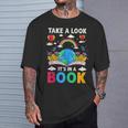 Take A Look It's In A Book Reading Vintage Retro Rainbow T-Shirt Gifts for Him Take A Look It's In A Book Reading Vintage Retro Rainbow T-Shirt Gifts for Him