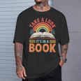 Take A Look It's In A Book Retro Reading Book Lover T-Shirt Gifts for Him Take A Look It's In A Book Retro Reading Book Lover T-Shirt Gifts for Him