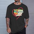 I Love Reading Heart Love Books TShirt Library Bookworm T-Shirt Gifts for Him I Love Reading Heart Love Books TShirt Library Bookworm T-Shirt Gifts for Him