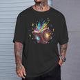 Magic Spell Book Open Rainbow Runes Fantasy Arcane T-Shirt Gifts for Him Magic Spell Book Open Rainbow Runes Fantasy Arcane T-Shirt Gifts for Him
