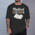 Medical Librarian Leopard Print Library Book Graphic T-Shirt Gifts for Him Medical Librarian Leopard Print Library Book Graphic T-Shirt Gifts for Him