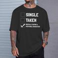 Mentally Dating A Fictional Character Book Lover T-Shirt Gifts for Him Mentally Dating A Fictional Character Book Lover T-Shirt Gifts for Him
