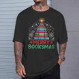Merry Booksmas Librarian Library Book Reading Books T-Shirt Gifts for Him Merry Booksmas Librarian Library Book Reading Books T-Shirt Gifts for Him