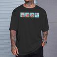 Mr Men Mr Strong Mr Small Retro Comic Book T-Shirt Gifts for Him