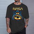 NASA Astronaut In Space Hole Comic Book Style Geek T-Shirt Gifts for Him