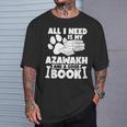 All i Need Is My Azawakh And a Good Book T-Shirt Gifts for Him