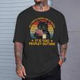 All I Need Is Coffee And My Books It Is Too Peopley Outside T-Shirt Gifts for Him